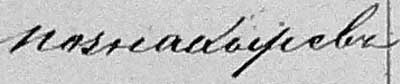 Неужели прежде фамилия писалась как Познахырев? (из XI ревизской сказки по с. Свинец Курской губ., 1850 г.)